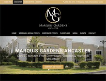 Tablet Screenshot of marquisgardensancaster.com